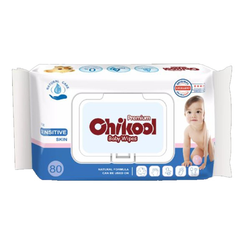 Chikool Baby Wipes 80 pcs (Premium)