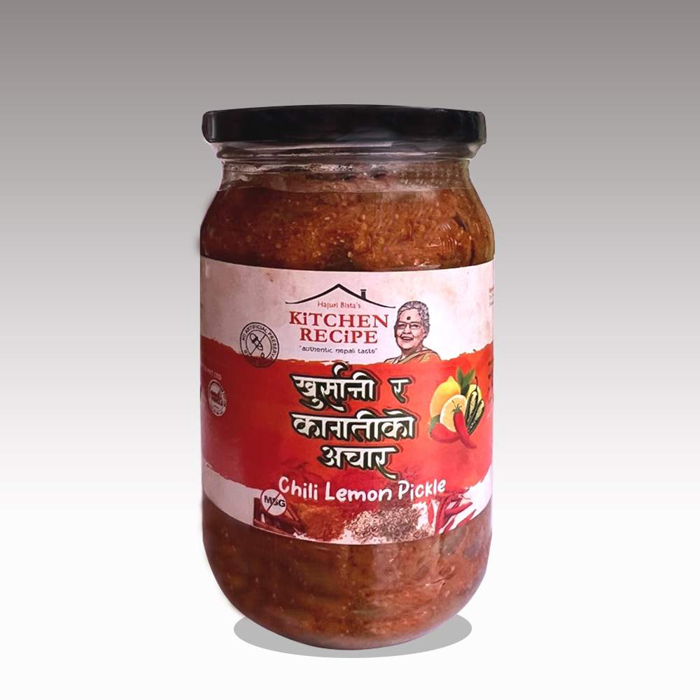 Kitchen Recipe Chili and Lemon Achar (380 gm)