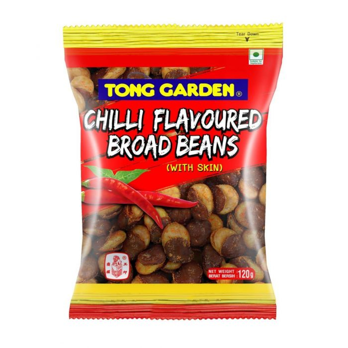 Tong Garden Chilli Flavoured Broad Beans 120gm