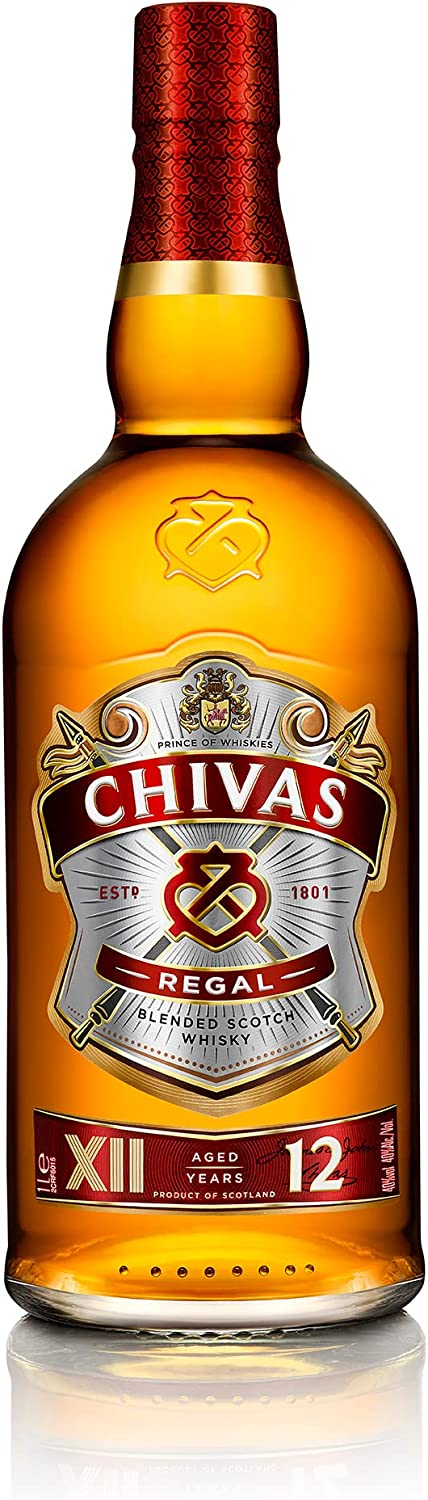 Chivas Regal 12 Years Blended Scotch Whisky 1litr