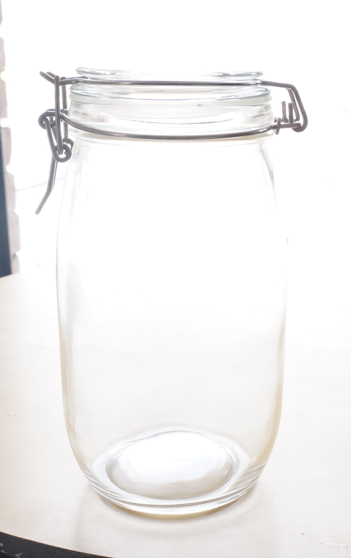 Laughing Buddha - Clear Glass Jars w/ Locking Lids 1500ml