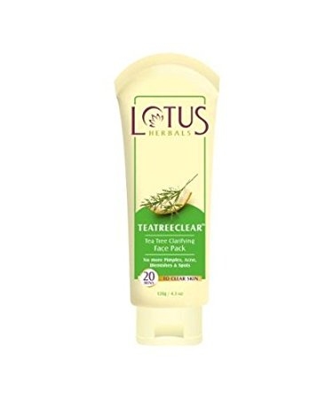 Lotus Herbal Teatreeclear Tea Tree Clarifying Face Pack 120g