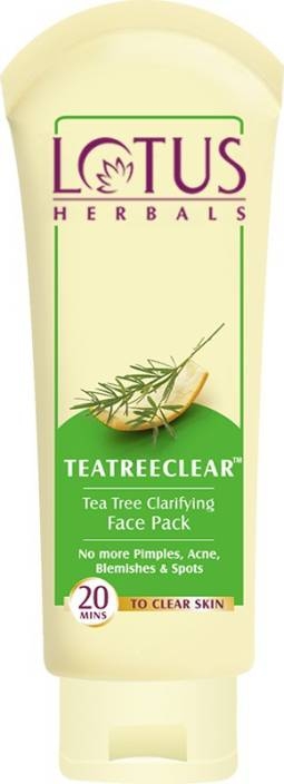 Lotus Herbal Teatreeclear Tea Tree Clarifying Face Pack 60g
