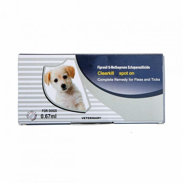 Clearkill - For Tick And Fleas , For Dog Up To 10 Kg