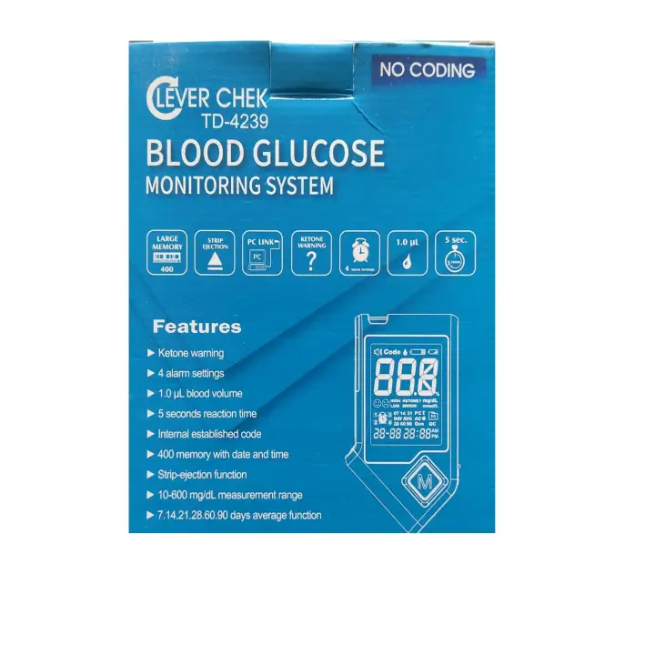 Clever Check Blood Glucose Monitoring System (Td-4239)