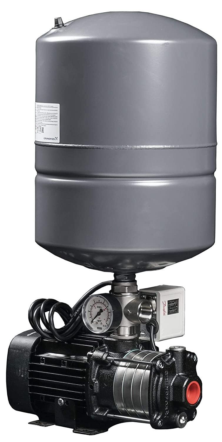 Grundfos Pumps Booster Pressure Pump with 24 LTR Tank Capacity Water Pump-CMB 1-27