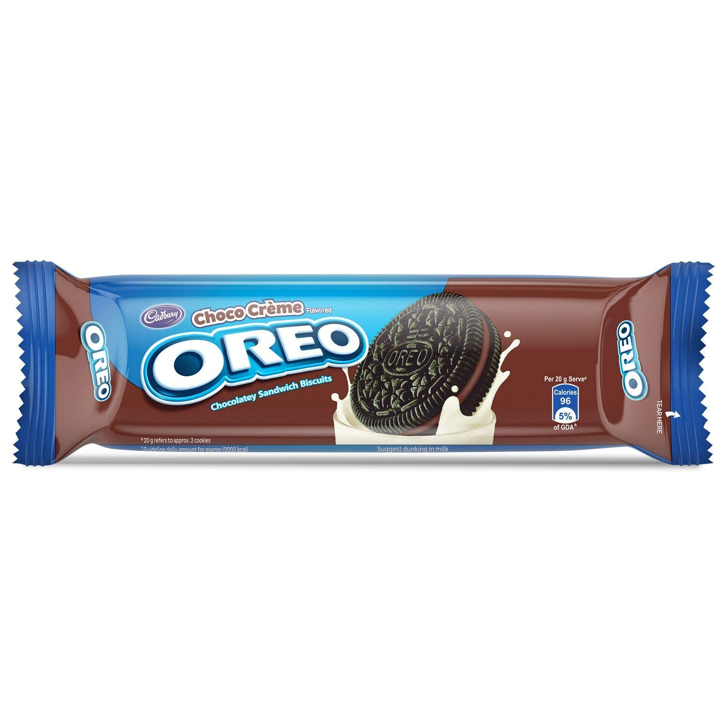 Cadbury Oreo Chocolate Crème Biscuit, 120 gm
