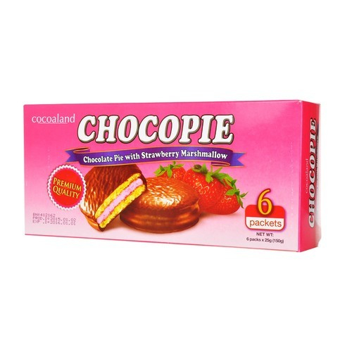Cocoaland Strawberry Chocopie, 150g