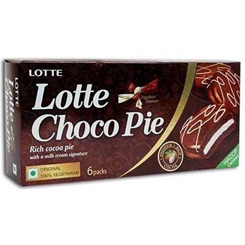 Lotte Choco Pie Rich Black 6Pcs Pack 168g