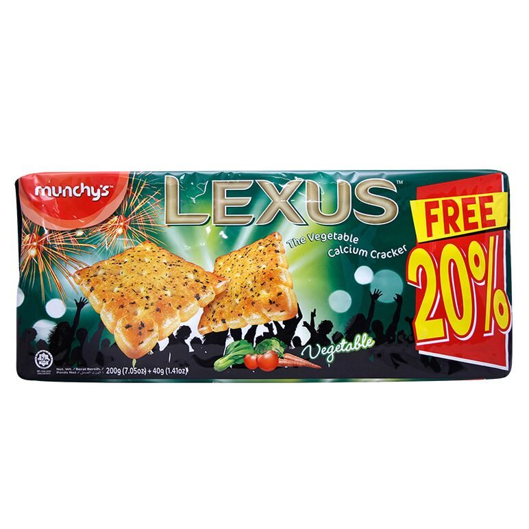 Munchy Lexus Cracker Veg 240g