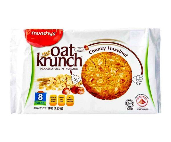 Munchy's Hazelnut Oat Krunch Cracker 208GM