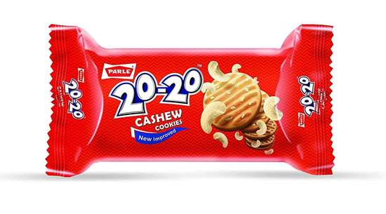 Parle 20-20 Cashew Butter Cookie 80Gm