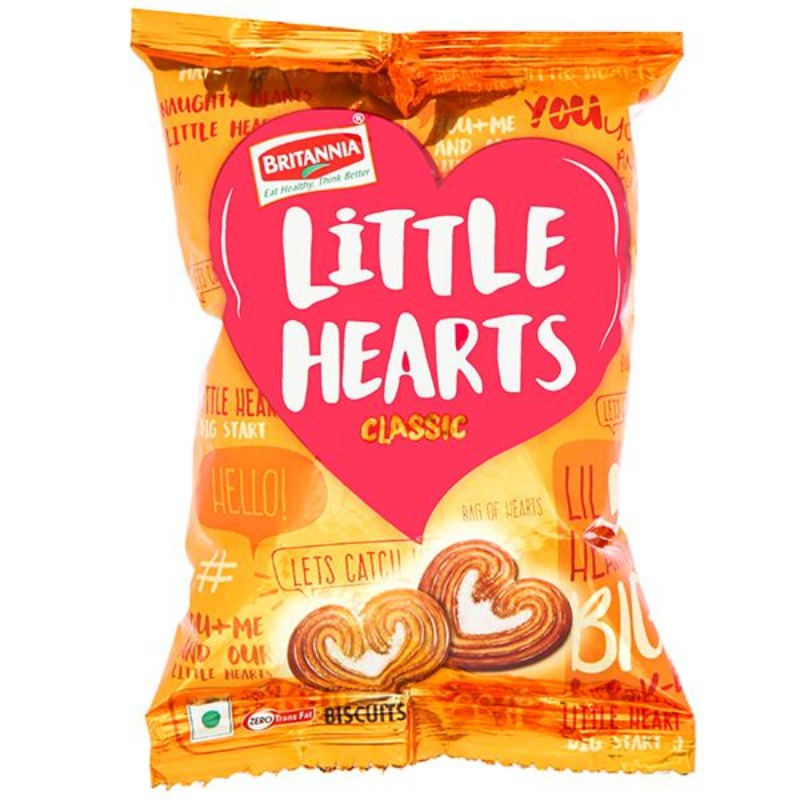 Britannia Little Hearts Cookies 23 Gm