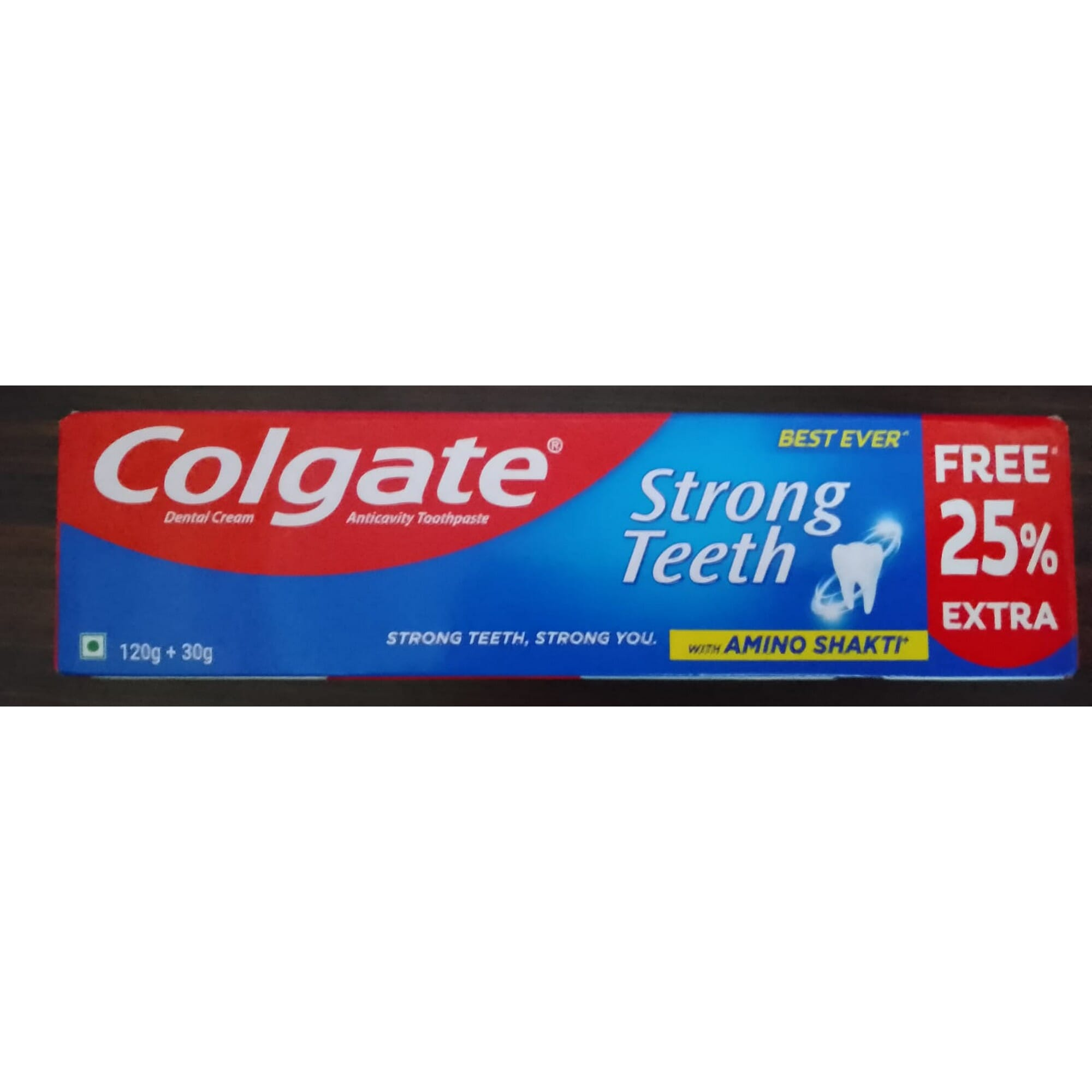 Colgate Dental Cream Strong Teeth Toothpaste (120+30g)