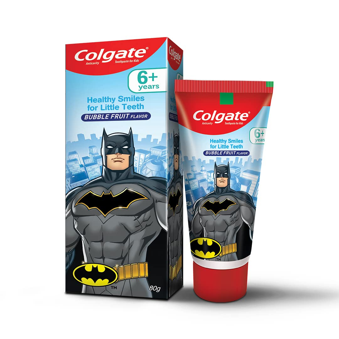 Colgate Glow In Dark Batman 6 Yrs Tooth Paste 80gm