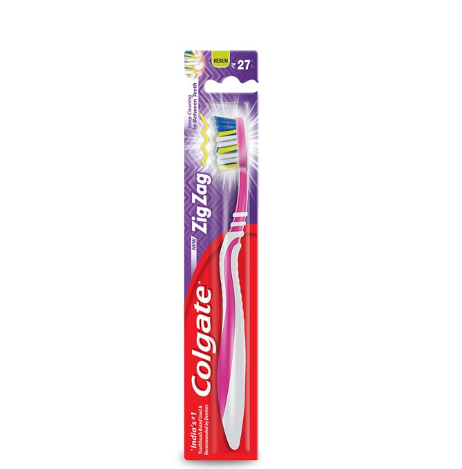 Colgate Zig Zag Antibacterial Toothbrush (Medium)