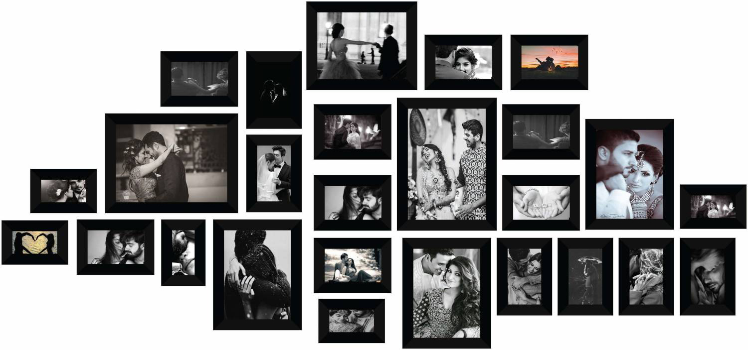Decorative Photo Frame Set of 26