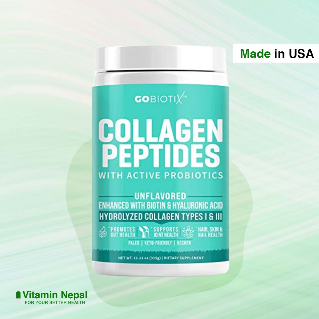 Collagen Peptides with Probiotics, Biotin & Hyaluronic Acid – 30 Servings