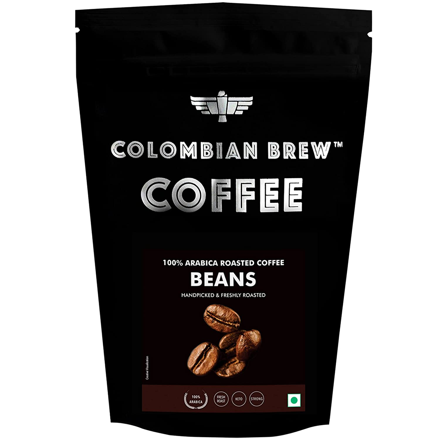 Colombian Brew100% Arabica Roasted Coffee Beans 1 Kg