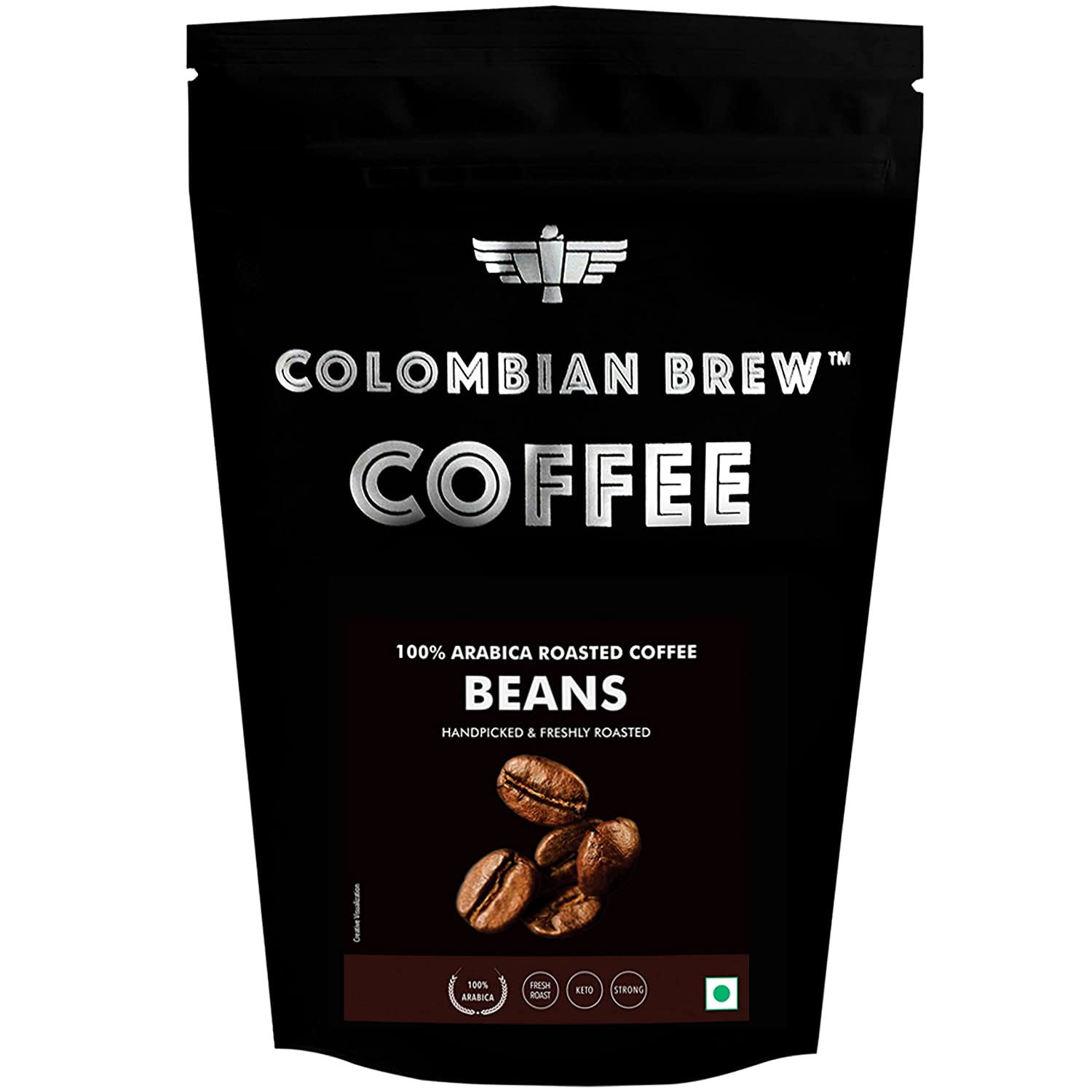 Colombian Brew 100% Arabica Roasted Coffee Beans 150g
