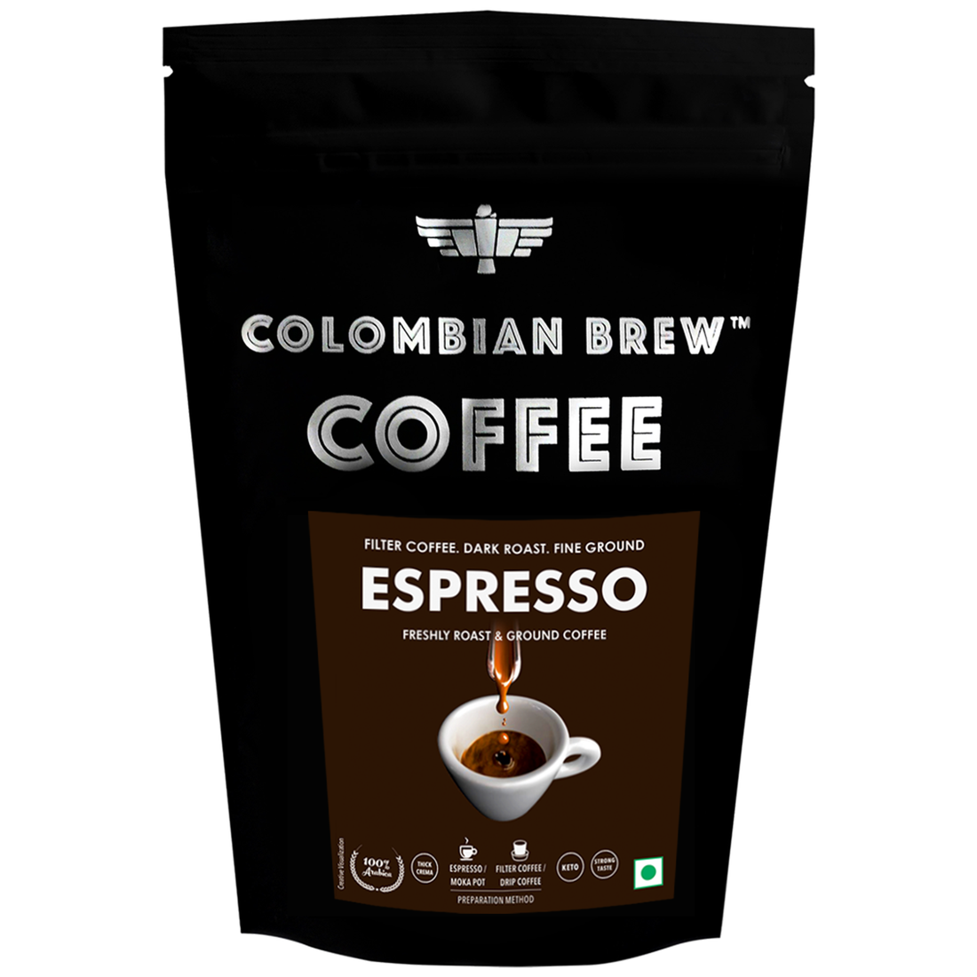 Colombian Brew Espresso Filter Coffee 250g 