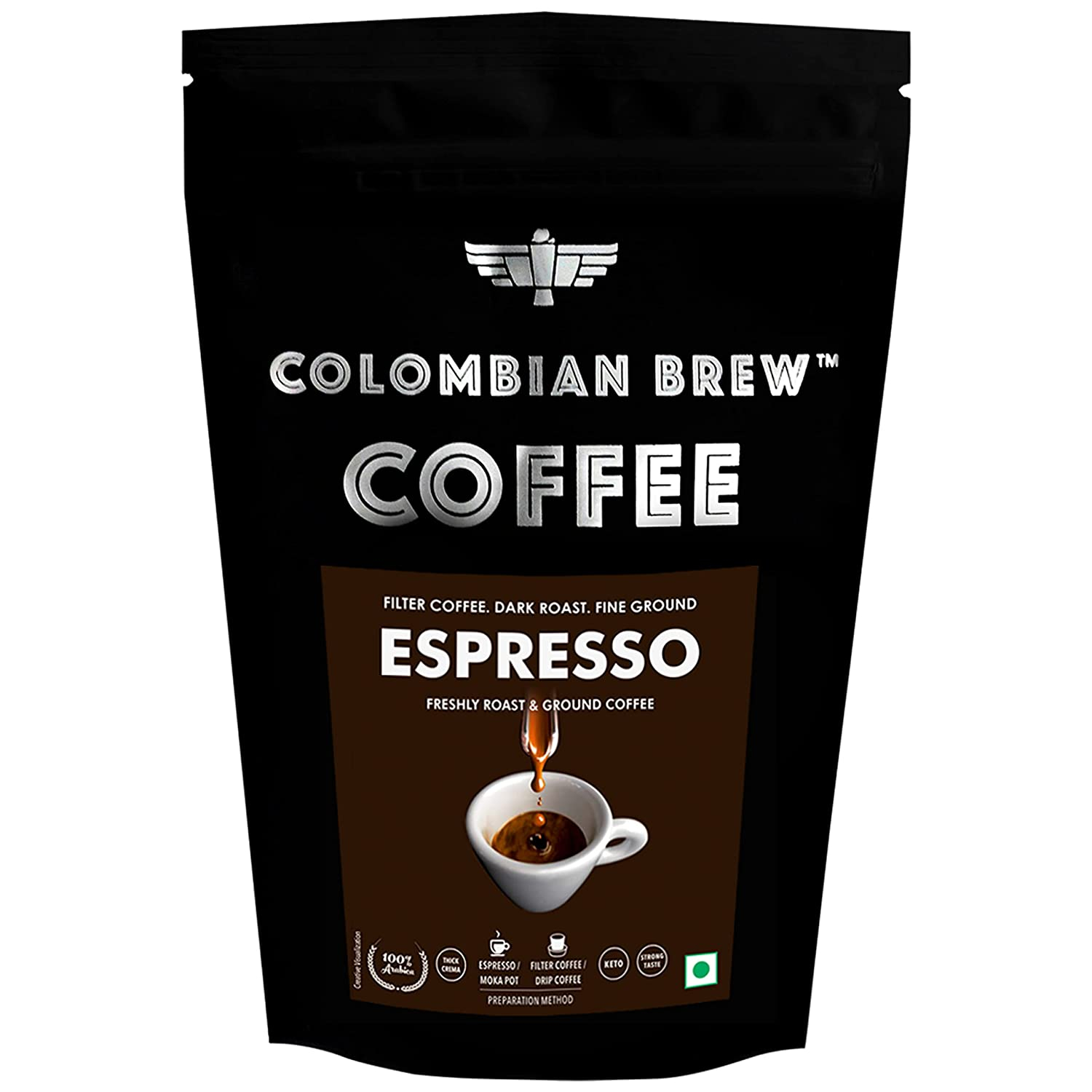 Colombian Brew Espresso Filter Coffee 100g