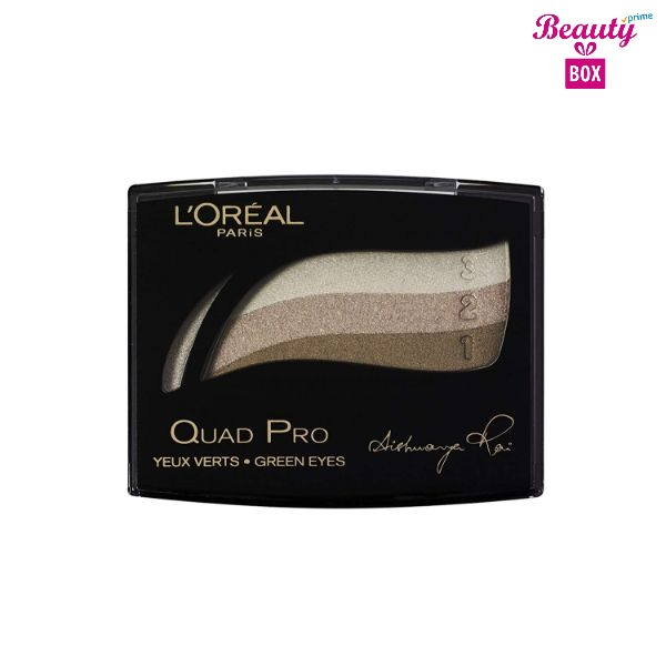 L'oreal Paris Quad Pro Eyeshadow 319 Green Eyes