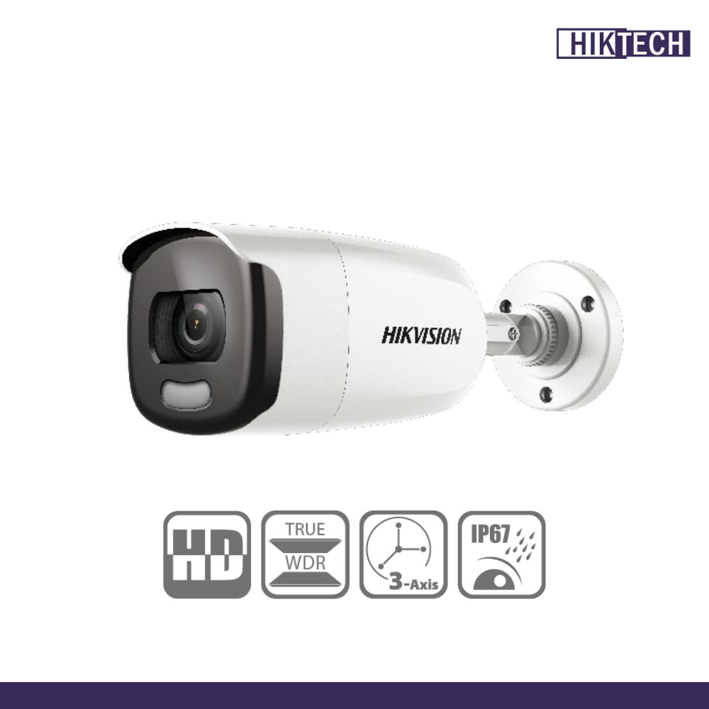 Hikvision MP Full Time Color Bullet Camera DS-2CE12DFT-F