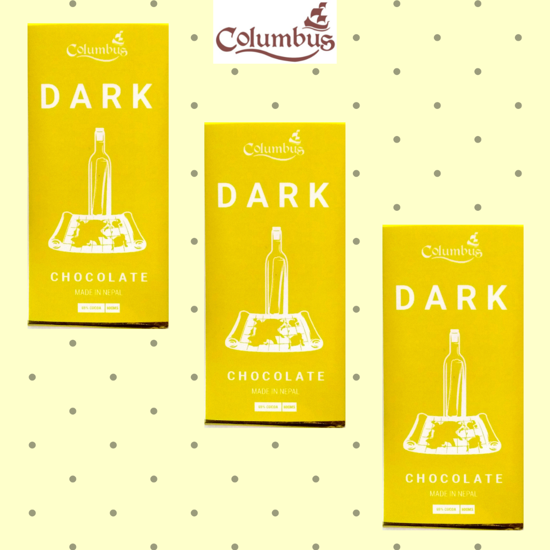 Columbus Chocolate 65% Cocoa (Pack of 3)