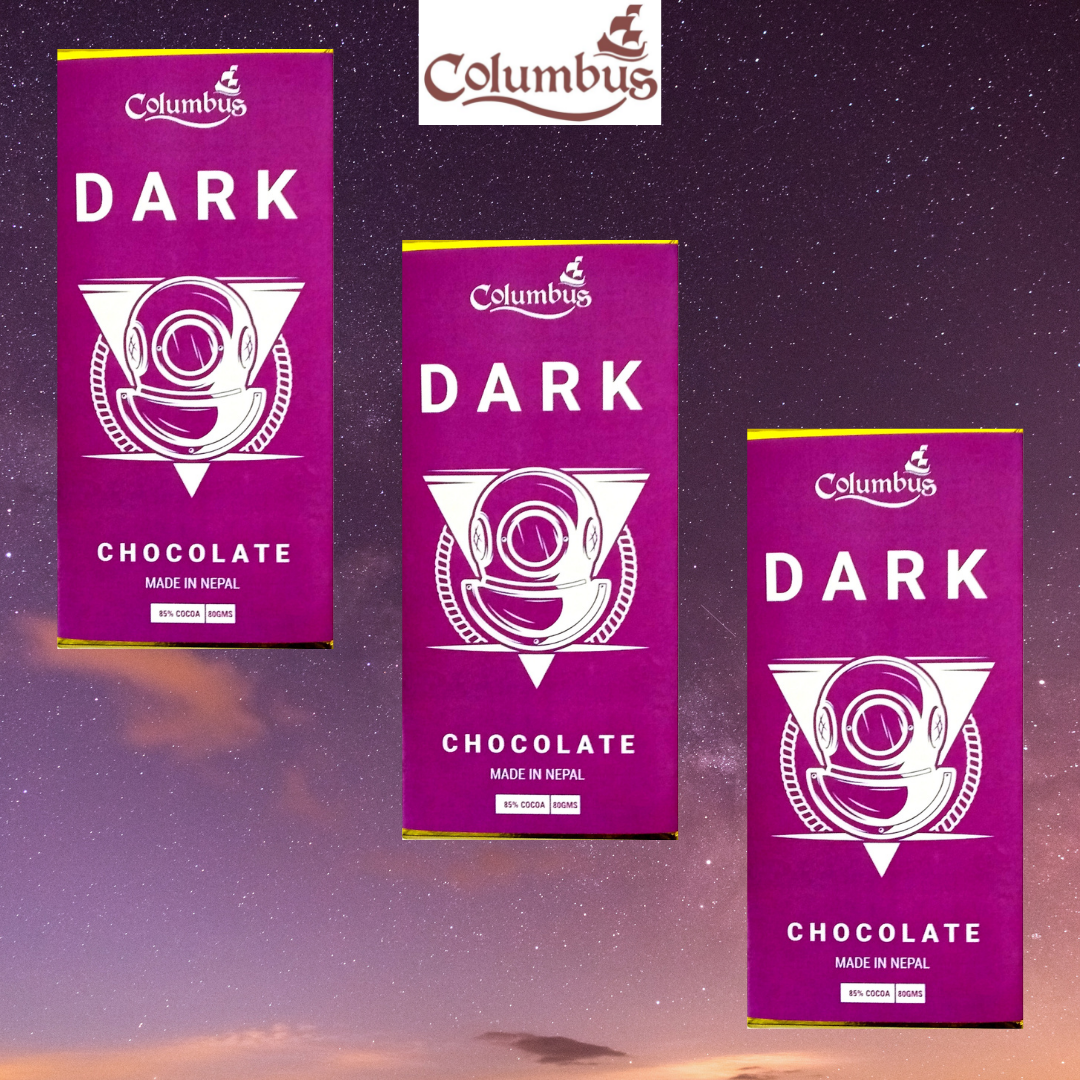 Columbus Chocolate 85% Cocoa (Pack of 3)