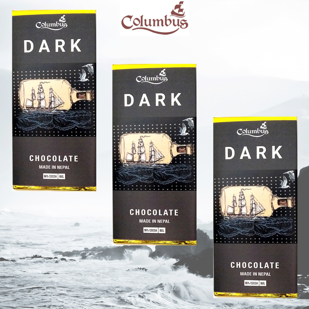 Columbus Chocolate 95% Cocoa (Pack of 3)