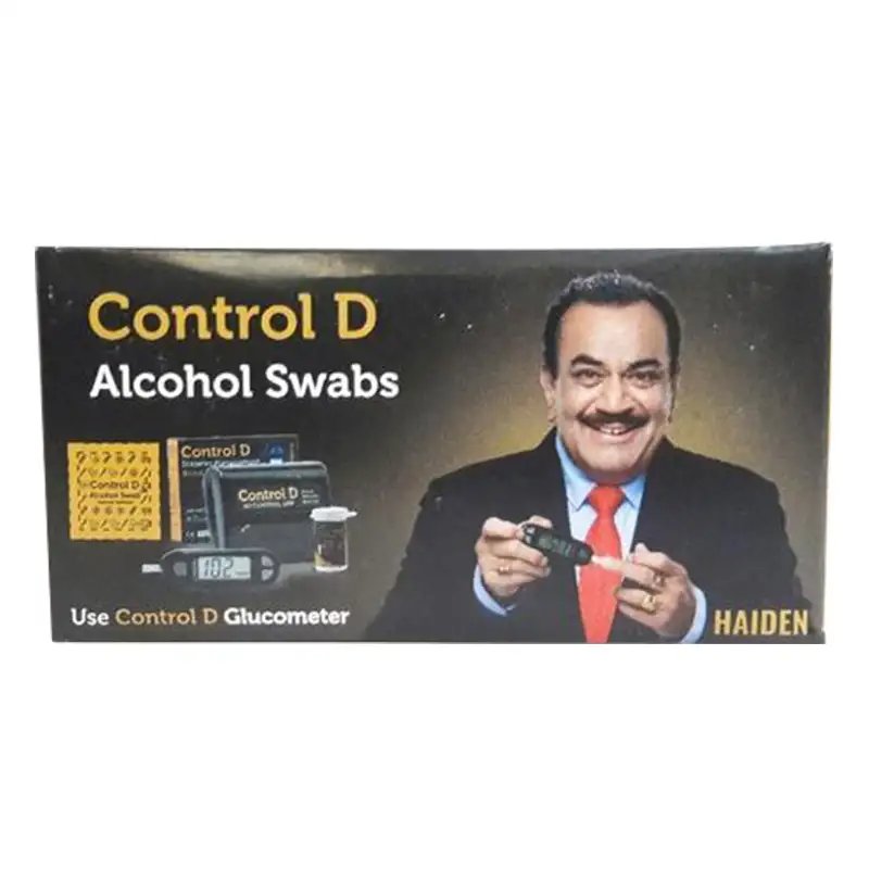 Control D Alcohol Swabs 100pcs