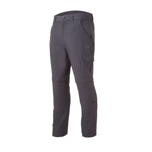 Wildcraft Men's Packable Convertible Pants -Black-M