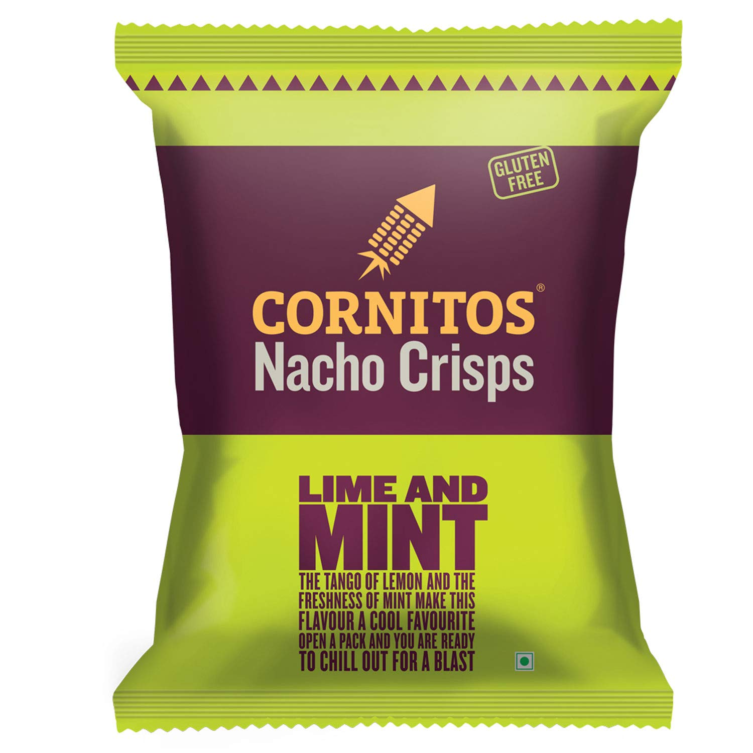 Cornitos Nacho Crisps Lime and Mint 60g