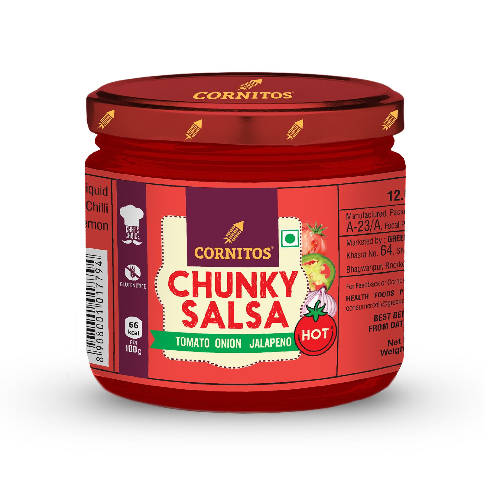 Cornitos Chunky Salsa - Hot, 330 g