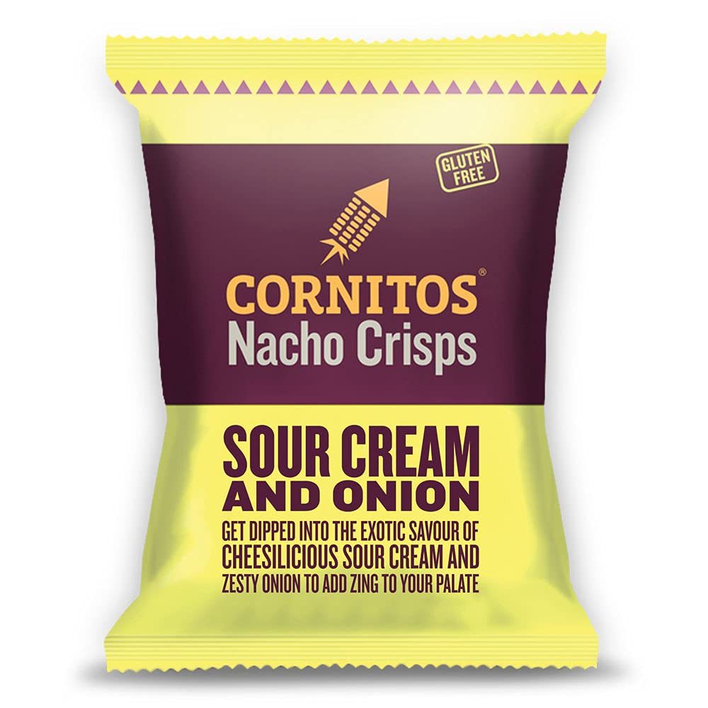 Cornitos Nacho Chips - Cheesy, Sour Cream and Onion, 140g