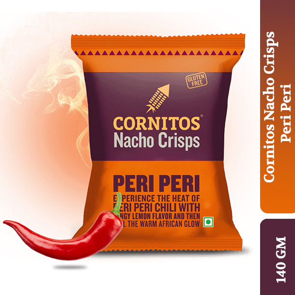 Cornitos Nacho Chips - Peri Peri, 140g