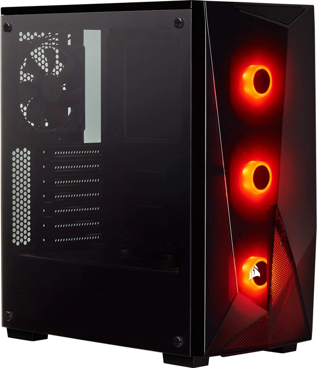 Corsair CC-9011166-WW Carbide Series SPEC-DELTA RGB Mid-Tower ATX Gaming Case, Tempered Glass
