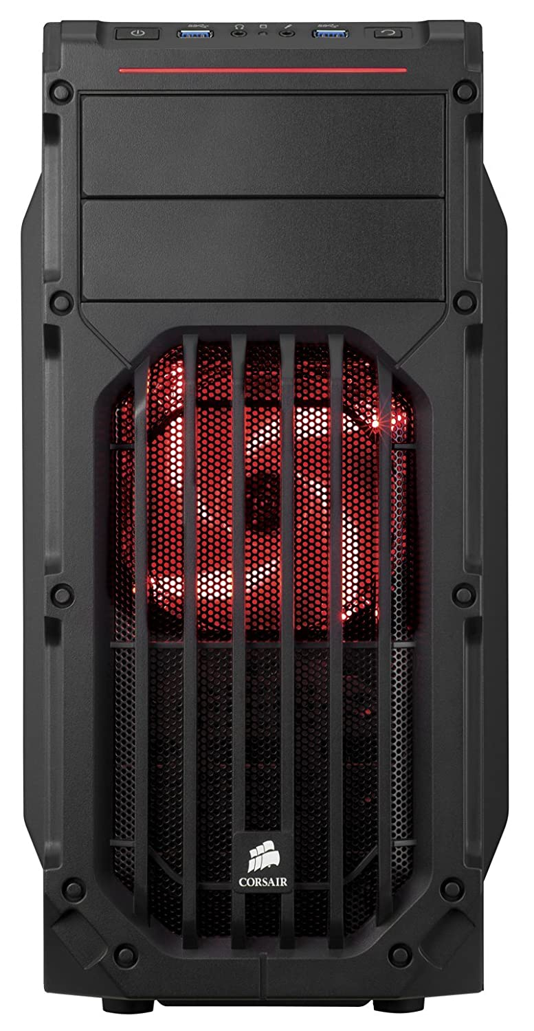Corsair Carbide SPEC-03 CC-9011052-WW Mid-Tower ATX Gaming Case with Fan (Black)