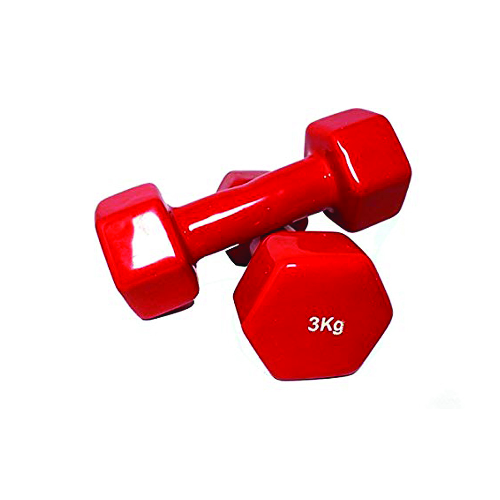 Laughing Buddha - Vinyl Mini Dumbbell 3kg (1 pair)