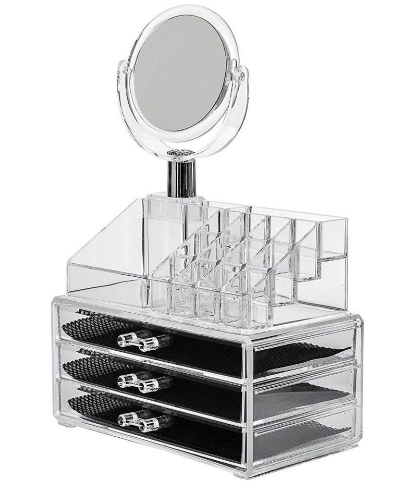 Laughing Buddha - Cosmetic Organizer with Mirror