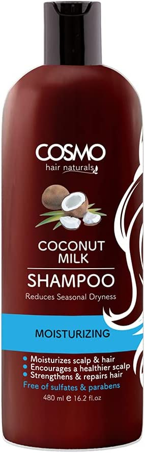 Cosmo Hair Naturals Coconut Milk Shampoo( Parabens and Sulfates free) 480ml