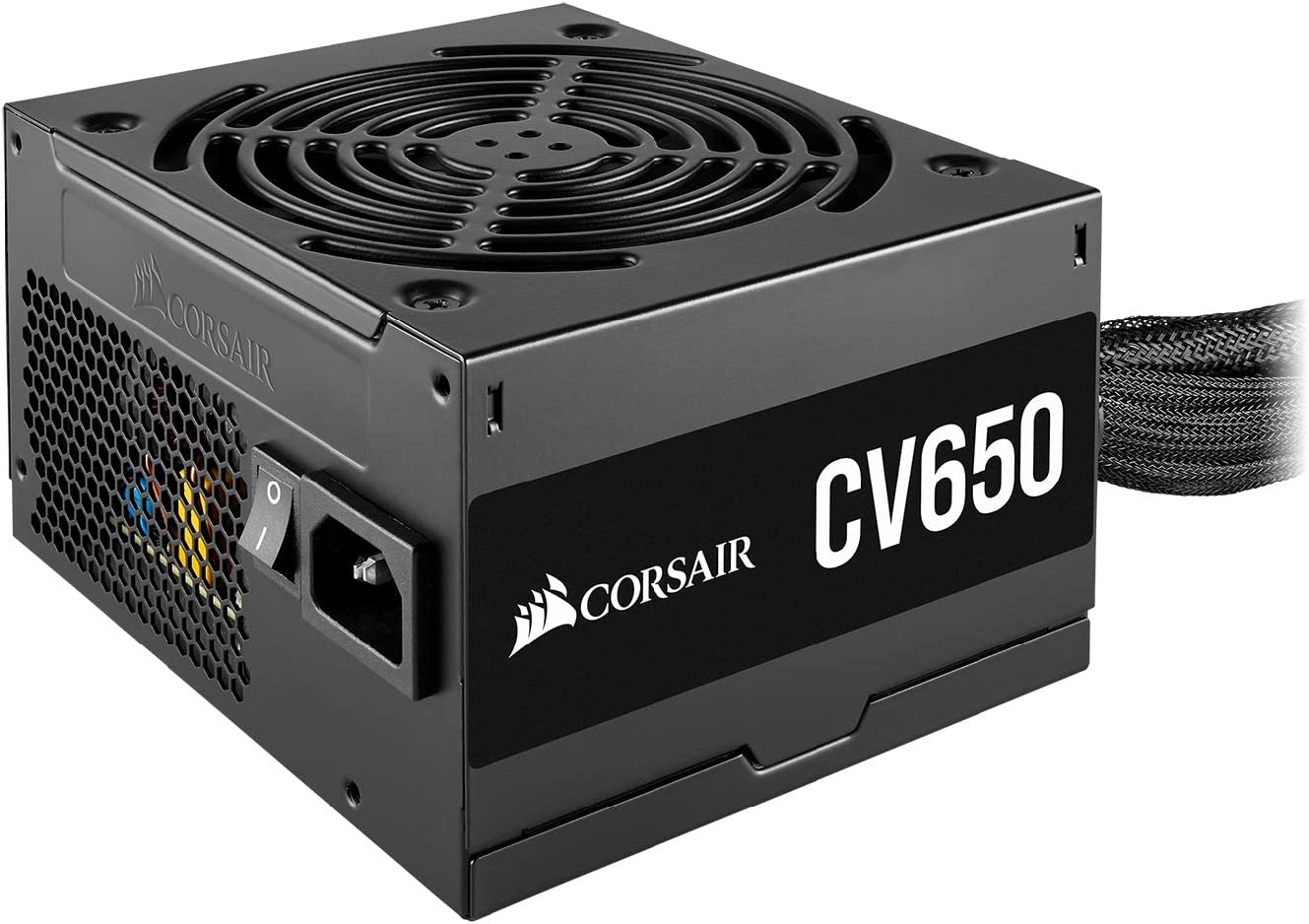 Corsair CS-CP-9020211-UK CV650 80 Plus Bronze Certified Non Modular Power Supply Unit, 650 Watt