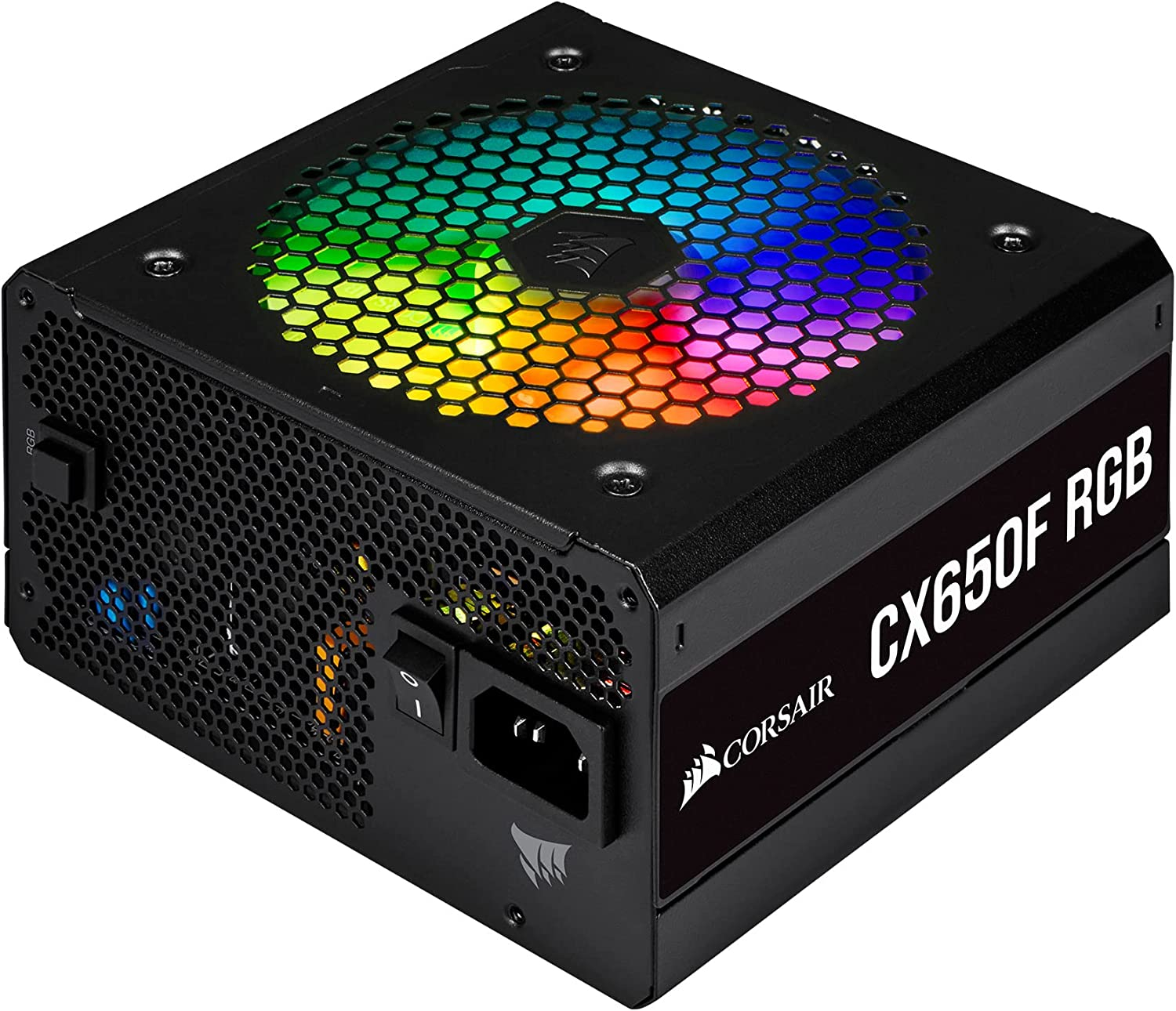 Corsair CX Series™ CX650F RGB — 650 Watt 80 Plus® Bronze Certified Fully Modular RGB PSU