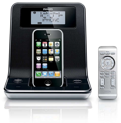 Philips Clock Radio  for iPod/iPhone DC320/98 