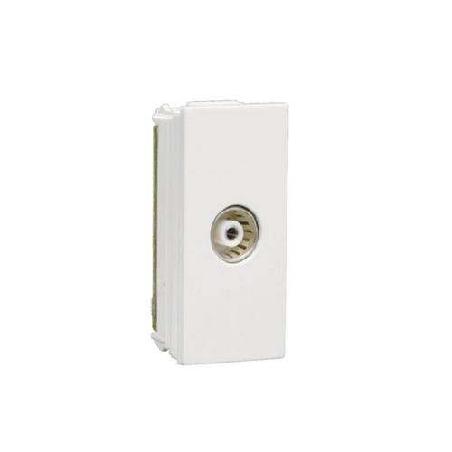 Crabtree Athena 1 Module Chalk White TV Socket, ACAKTOW000