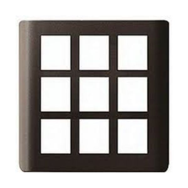 Crabtree Athena 18 M Misty Silver Combined Plates, ACAPLCGV18