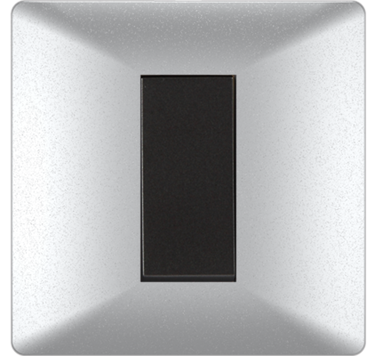 Crabtree Athena 1M Cover Plate Misty Silver