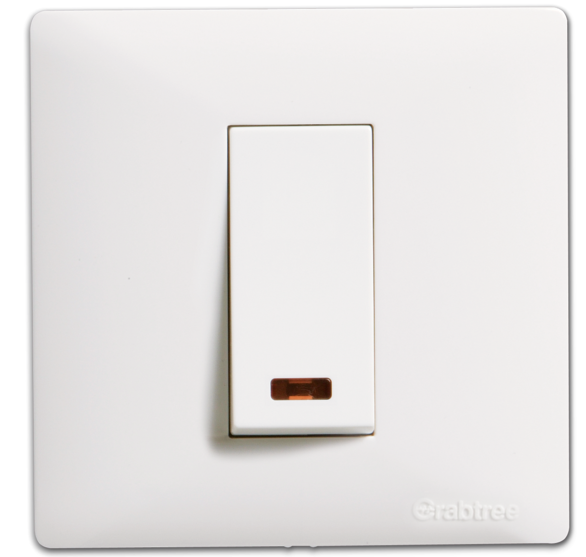Crabtree Athena Single Module White Cover Plate, ACAPNCWV01