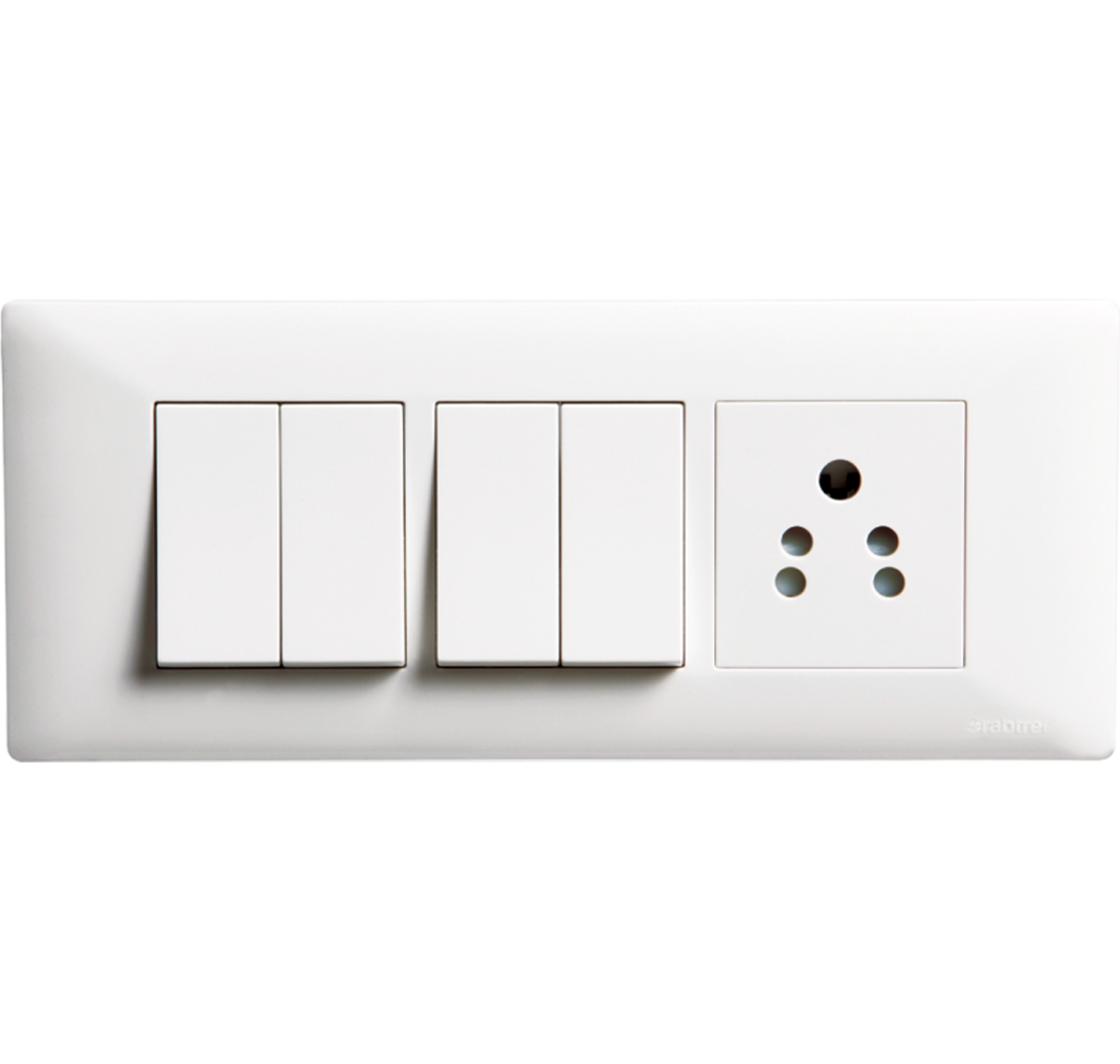 Crabtree Athena 6 Module White Cover Plate, ACAPNCWV06